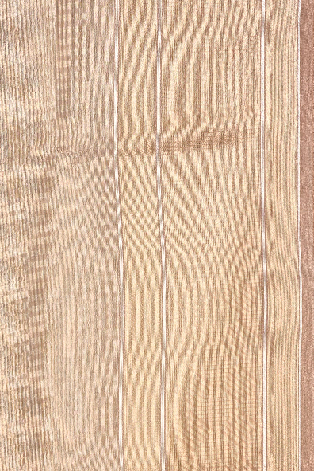 Border image of Pure Silk Brown Dual Tone Banarasi Saree with Zari Brocade on the body and Fancy Border. 