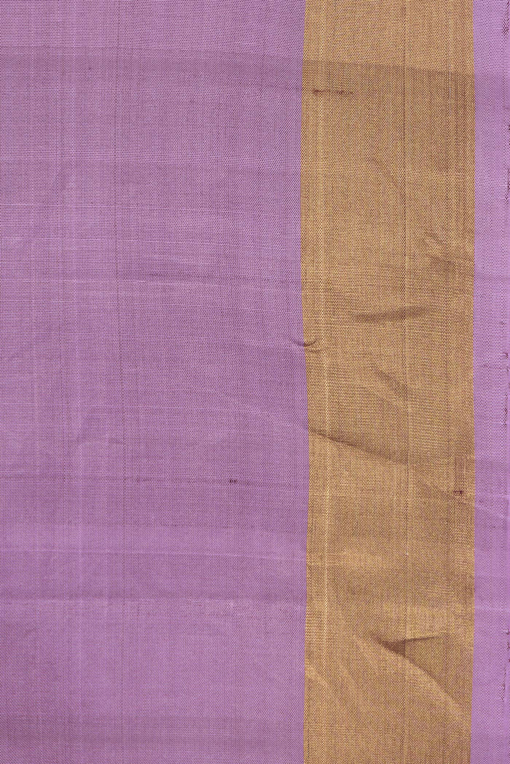 Border image of Pure Silk Purple Dual Tone Soft Saree with Zari Butta on the body and Zari Border. 