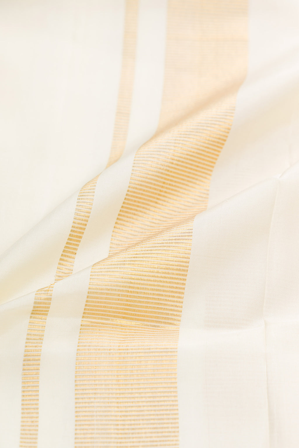 Sandal Silk Dhoti With Angavastram (8X4) Muzham with Checked design on the body and Zari Border