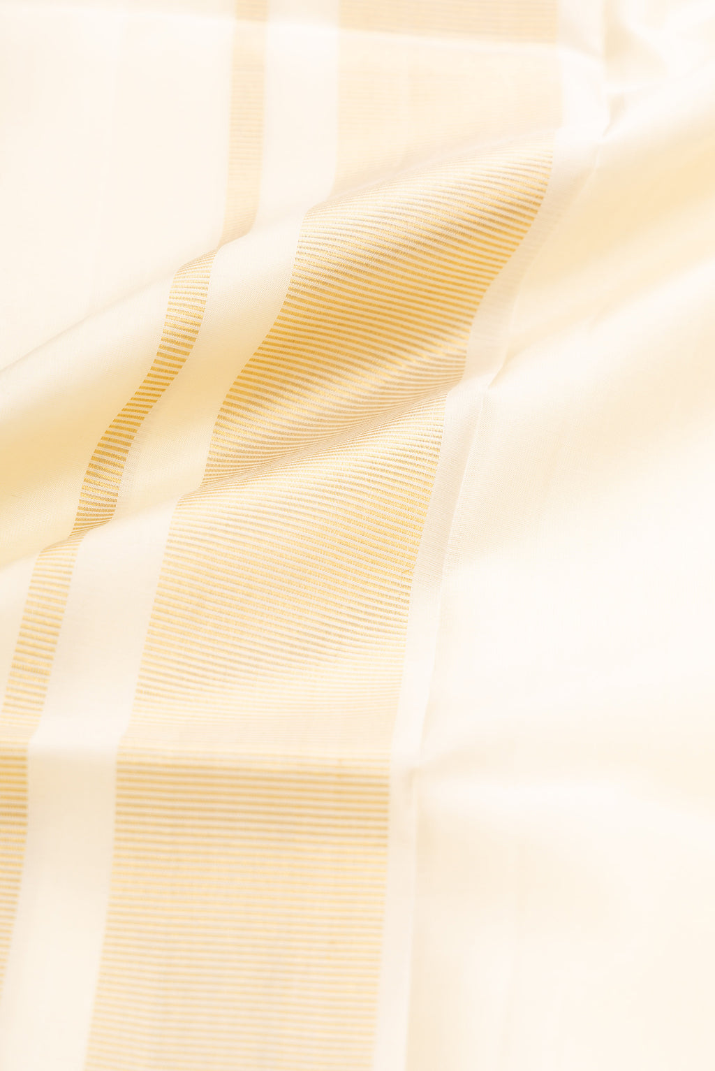 Sandal Silk Dhoti With Angavastram (9X 5) Muzham with Plain Body and Zari Border