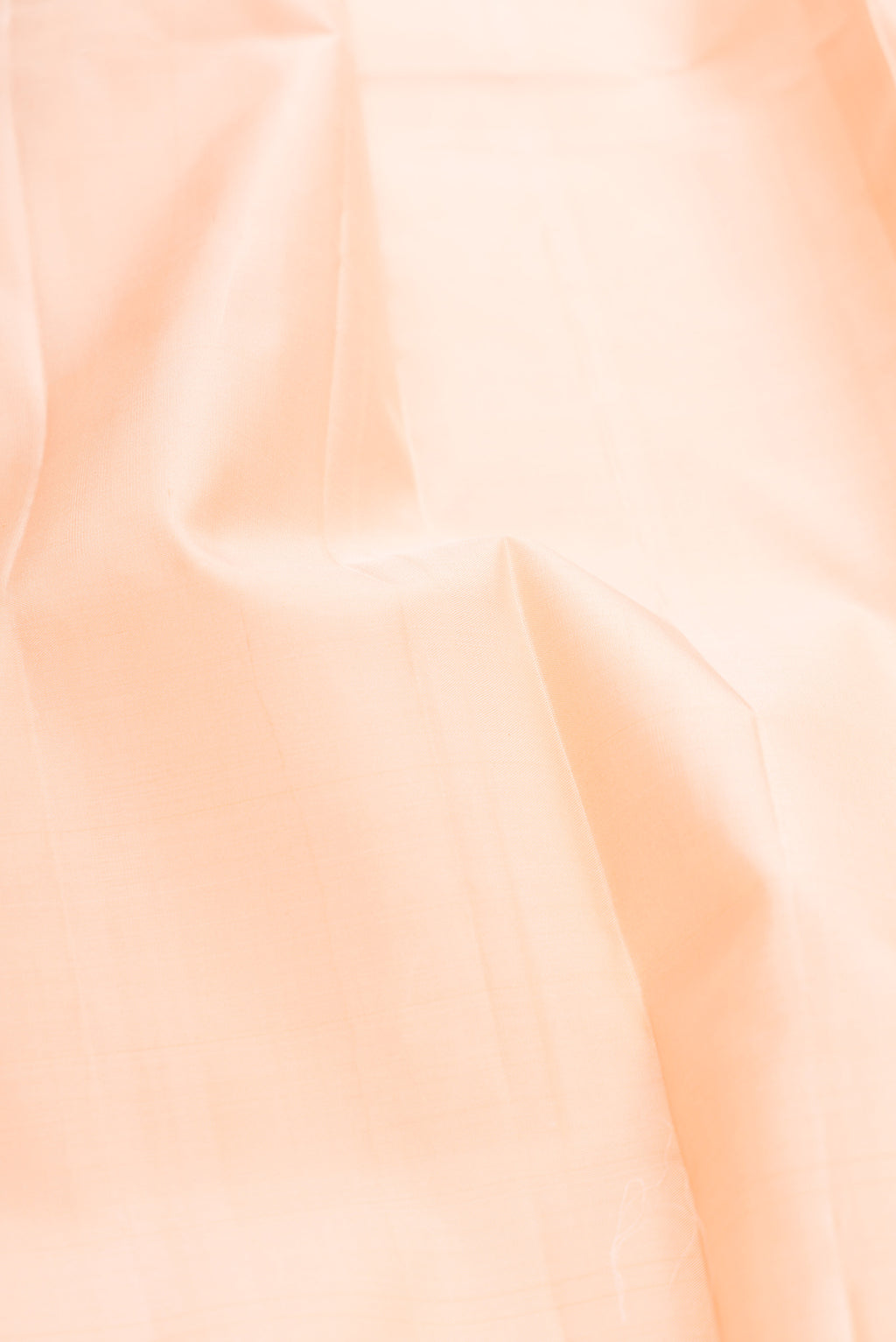 Golden Peach Silk Dhoti With Angavastram (9X 5) Muzham with Plain Body and Zari Border