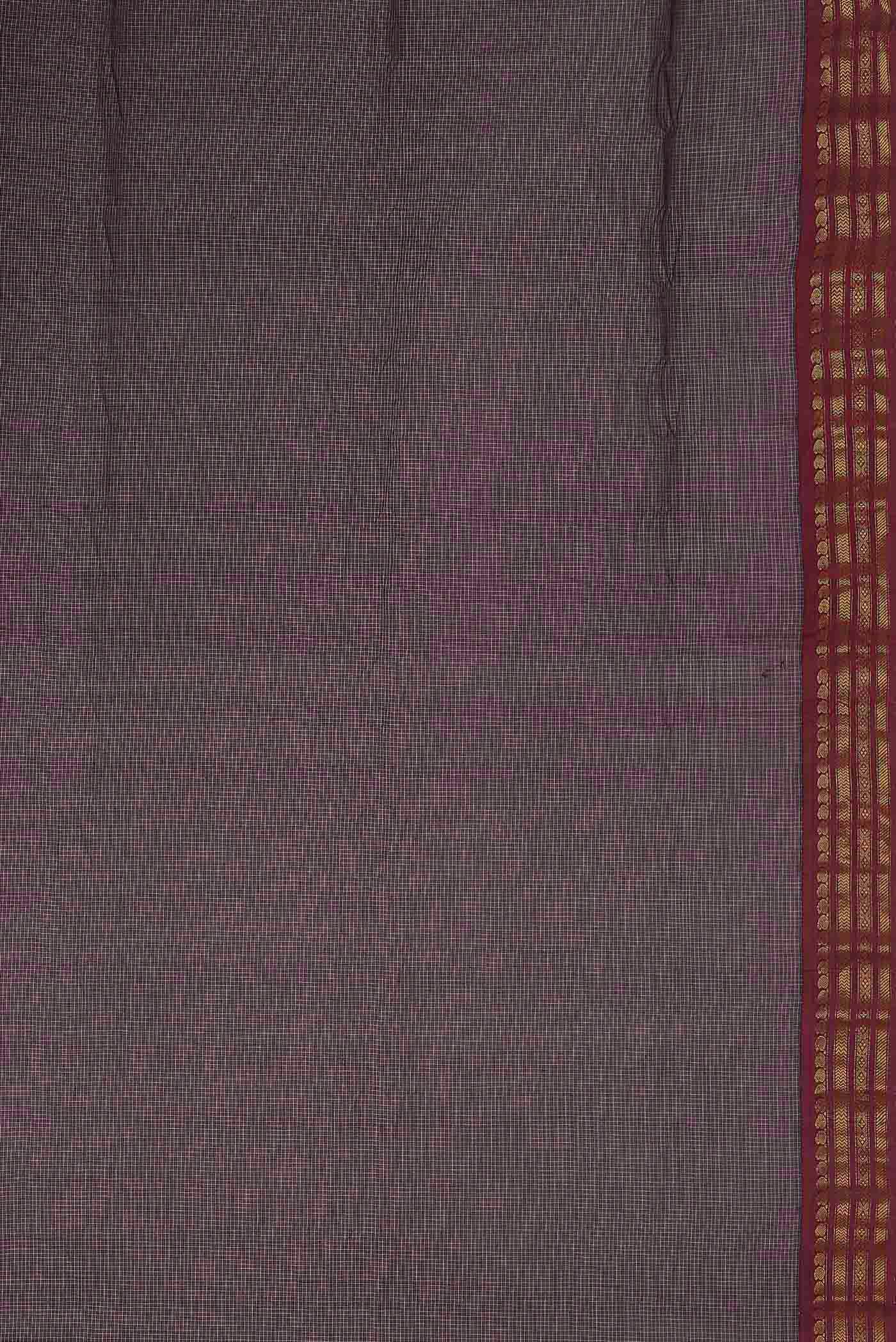 Lavender Gadwal cotton Saree