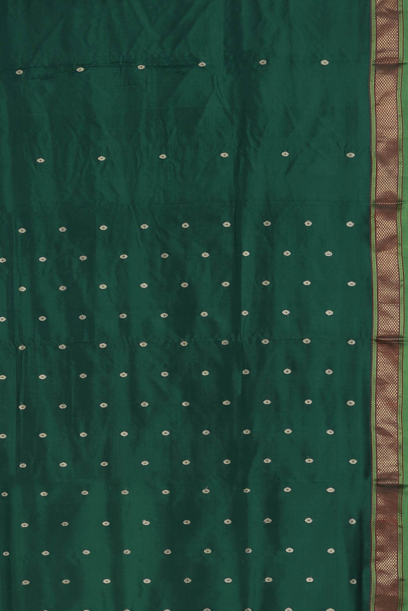 Green Paithani Silk Saree