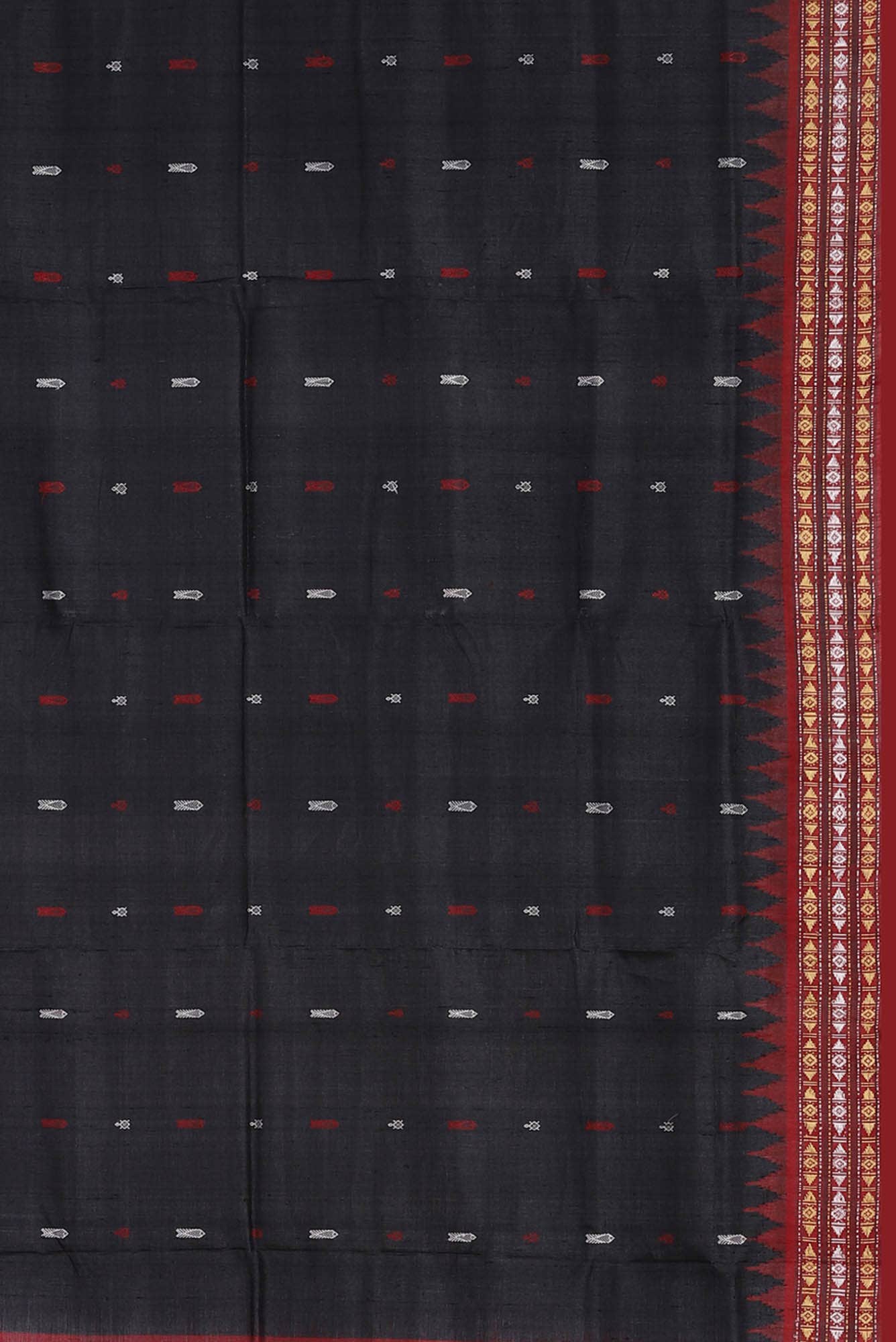 Black Orissa Silk Saree
