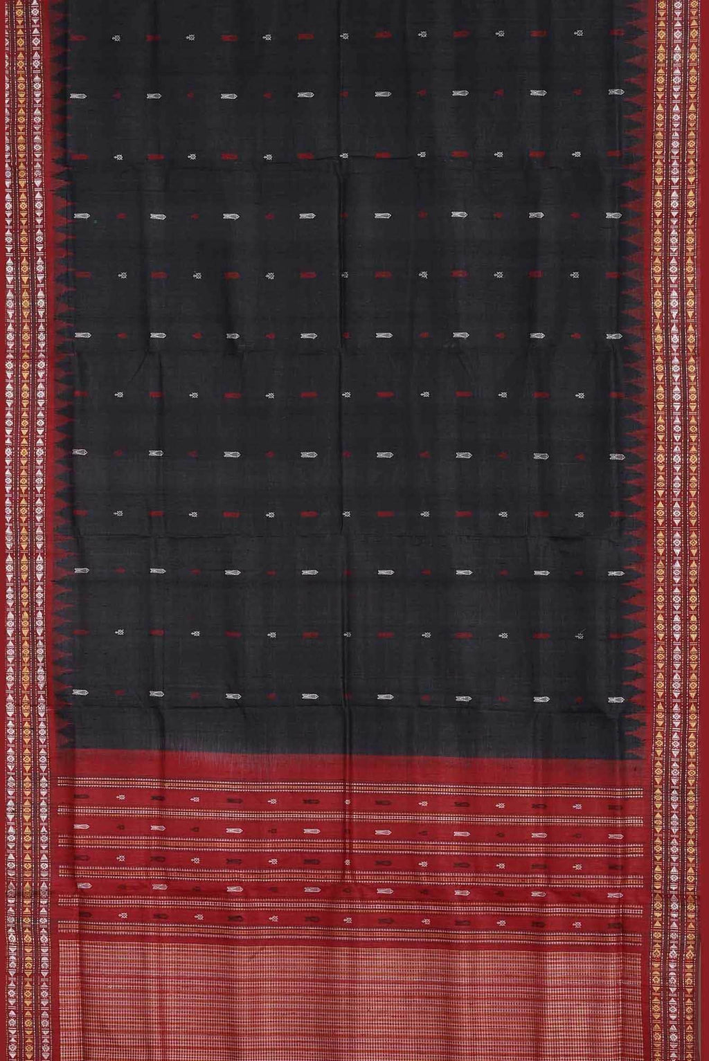 Black Orissa Silk Saree