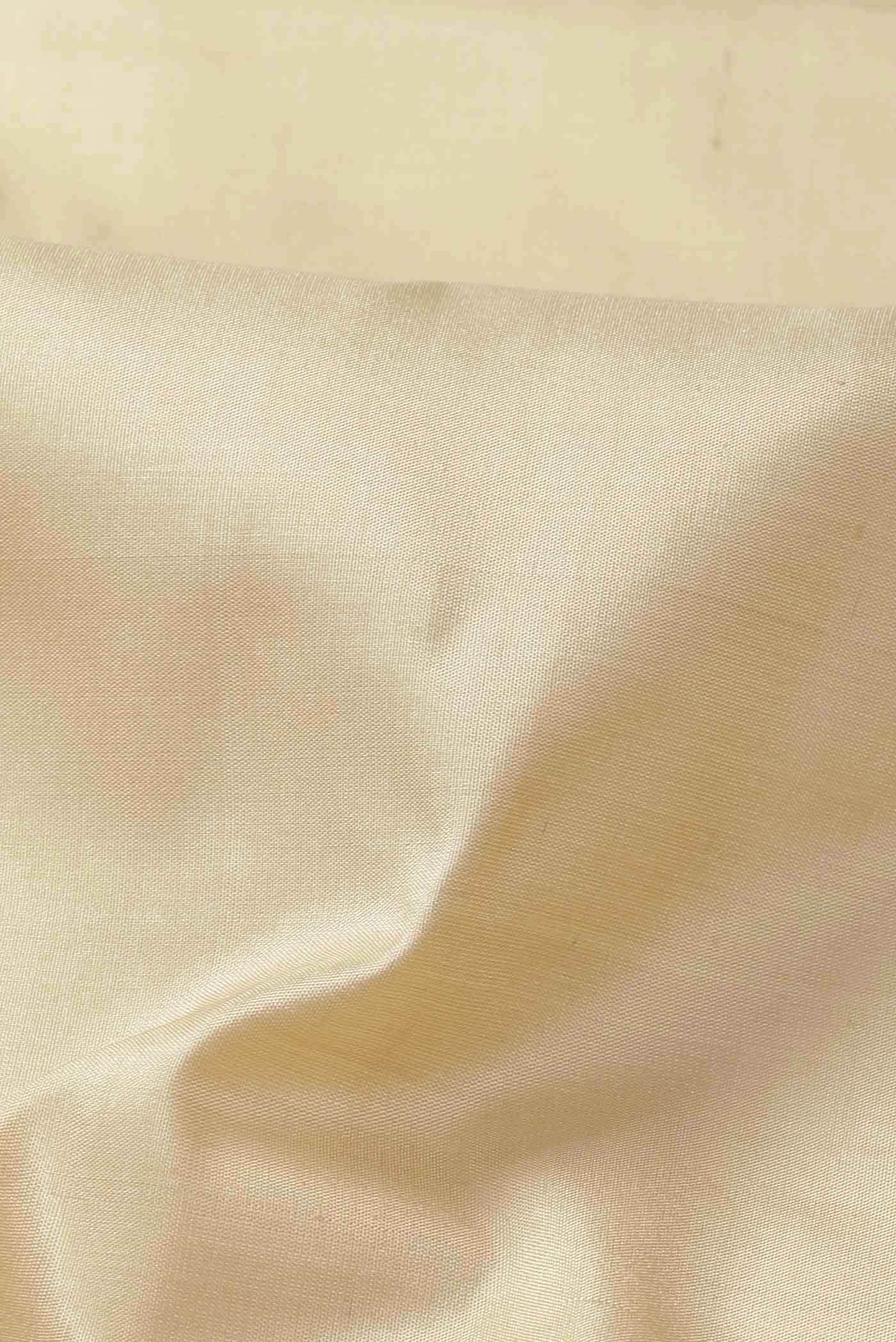 Cream Gadwal Silk Cotton Saree
