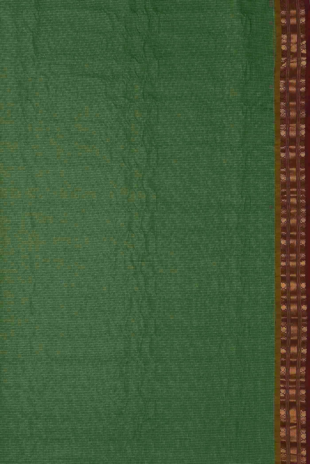 Green Gadwal cotton Saree