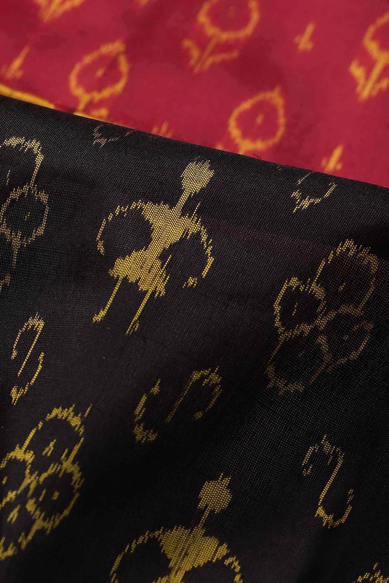 Red Orissa Silk Saree