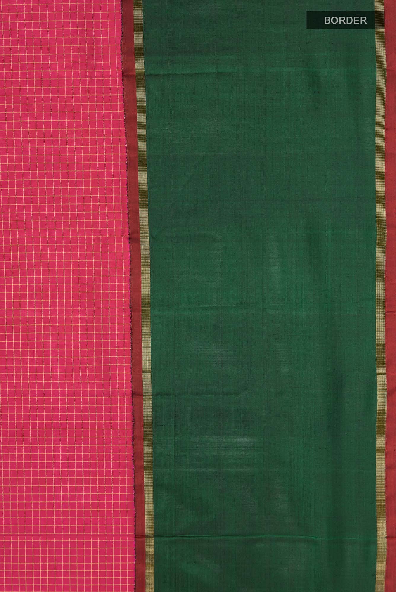 Pure Silk Pure Zari Pink Kanchipuram Saree