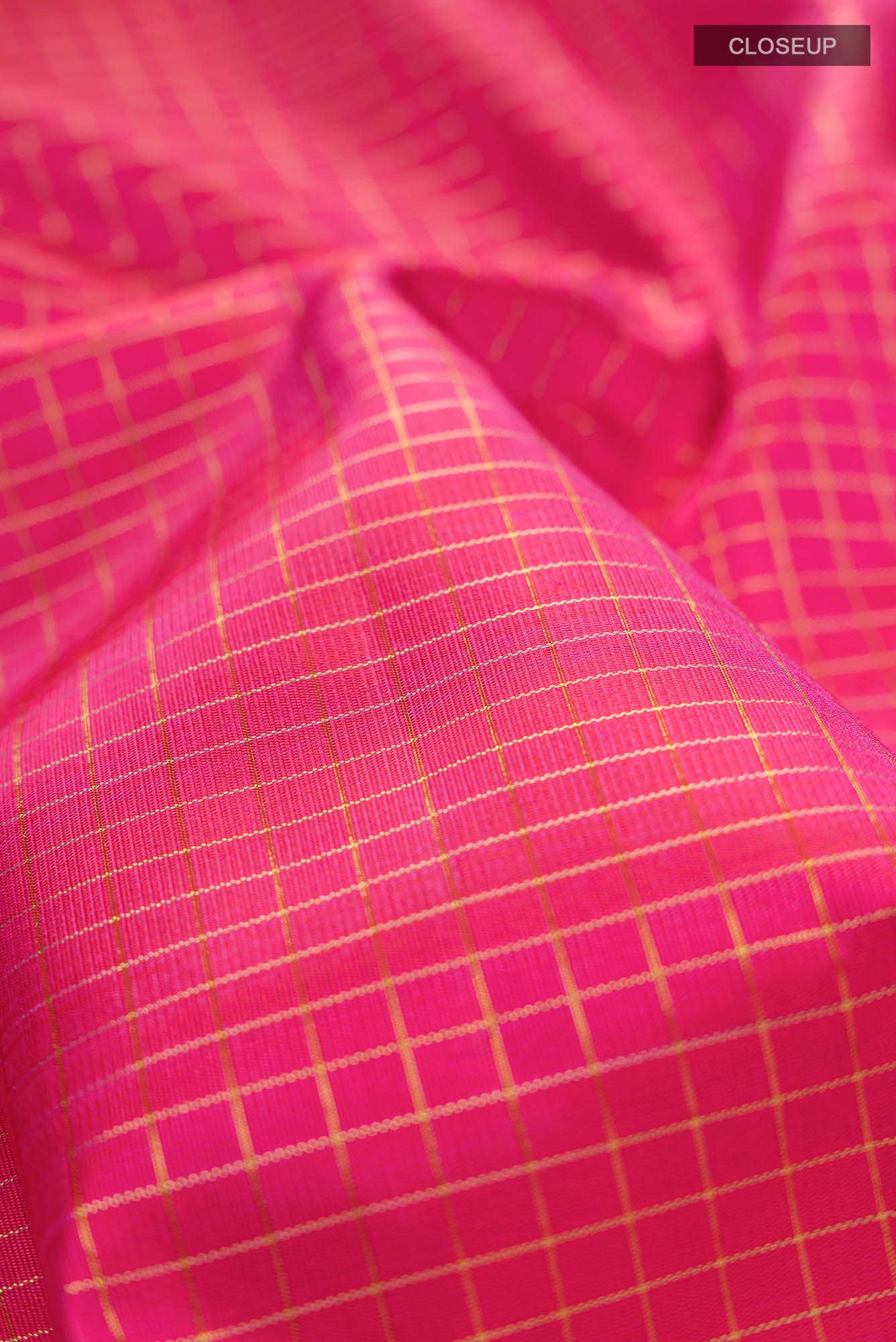 Pure Silk Pure Zari Pink Kanchipuram Saree