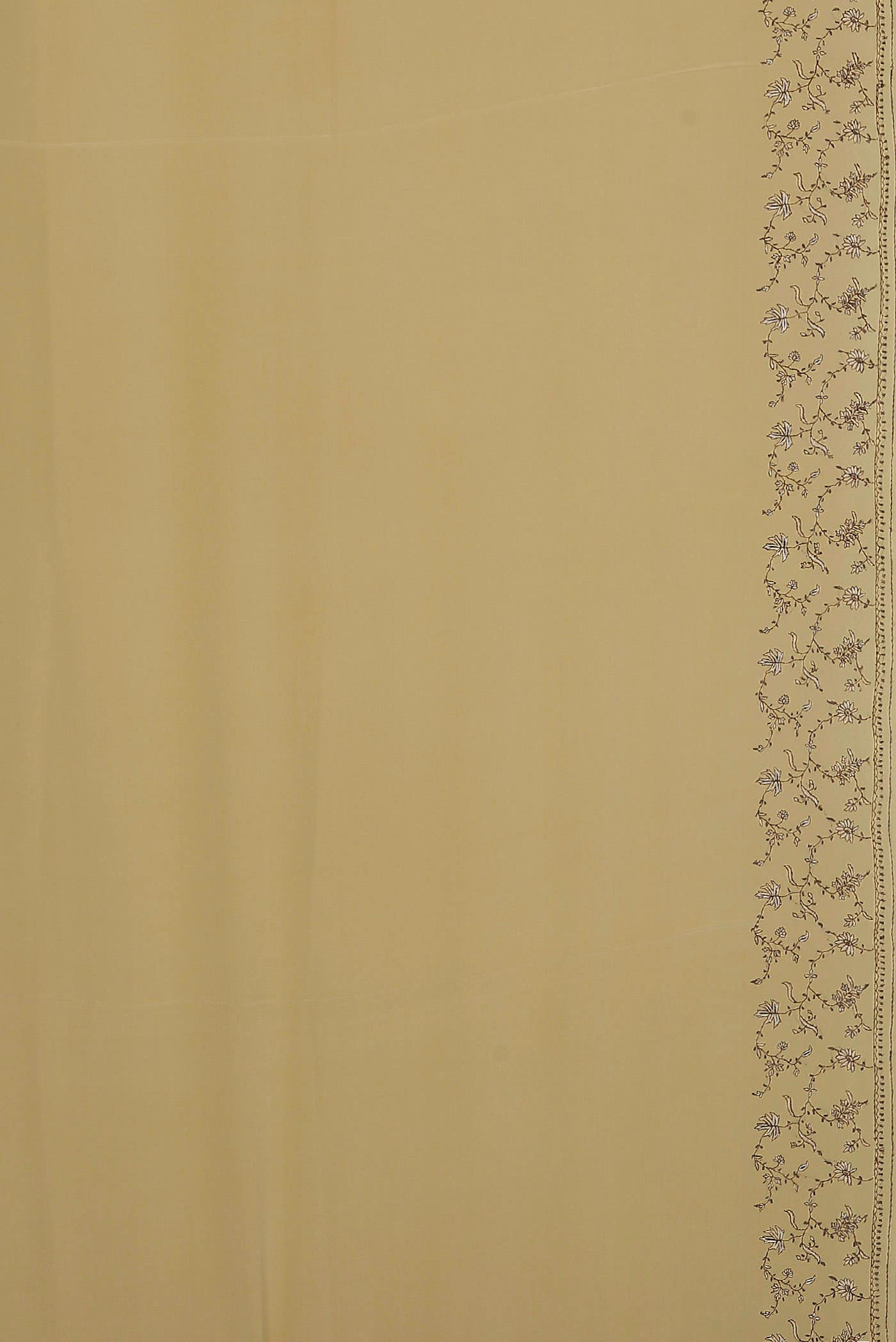 Sandal Crepe Saree