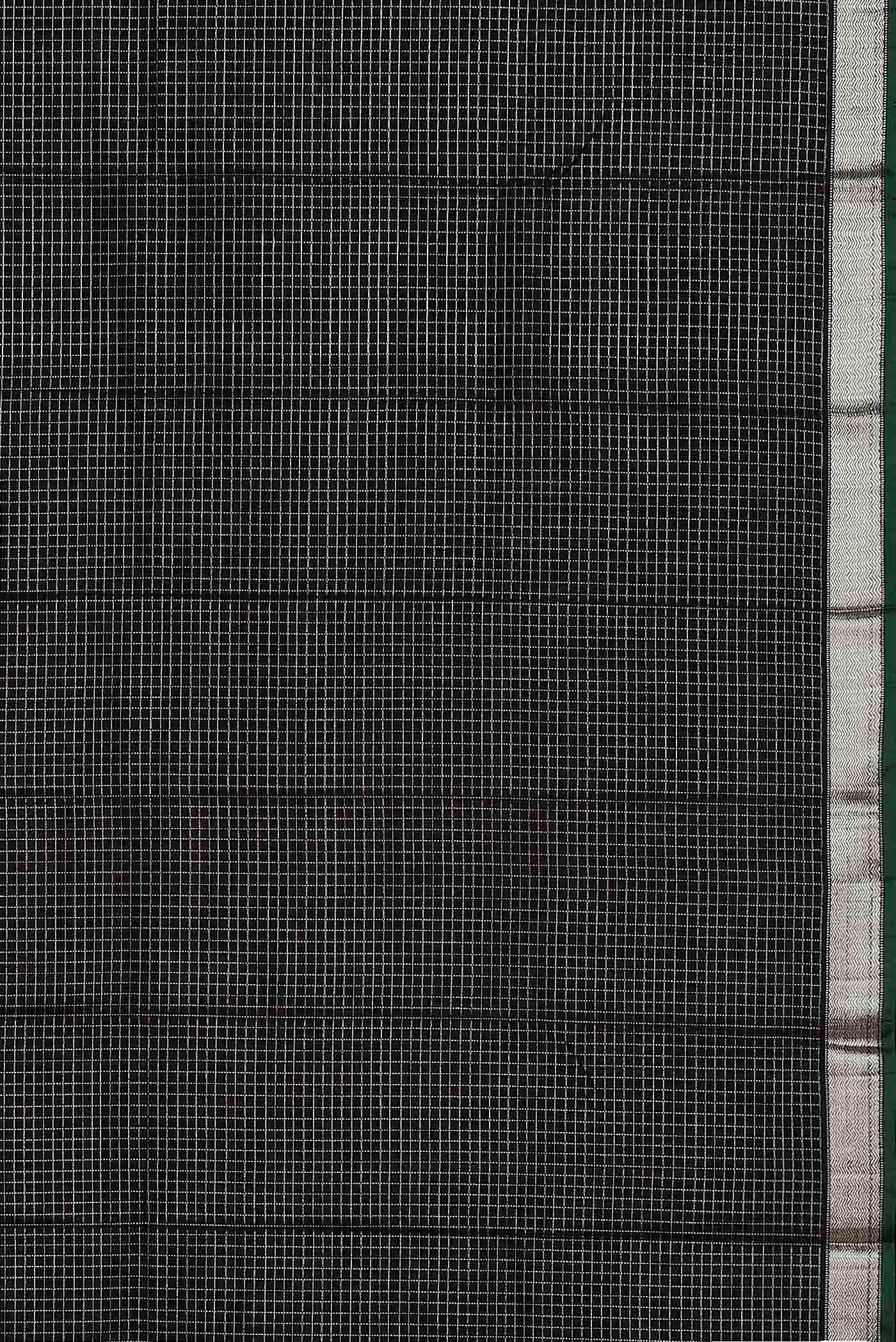 Black Kanchipuram Silk Saree