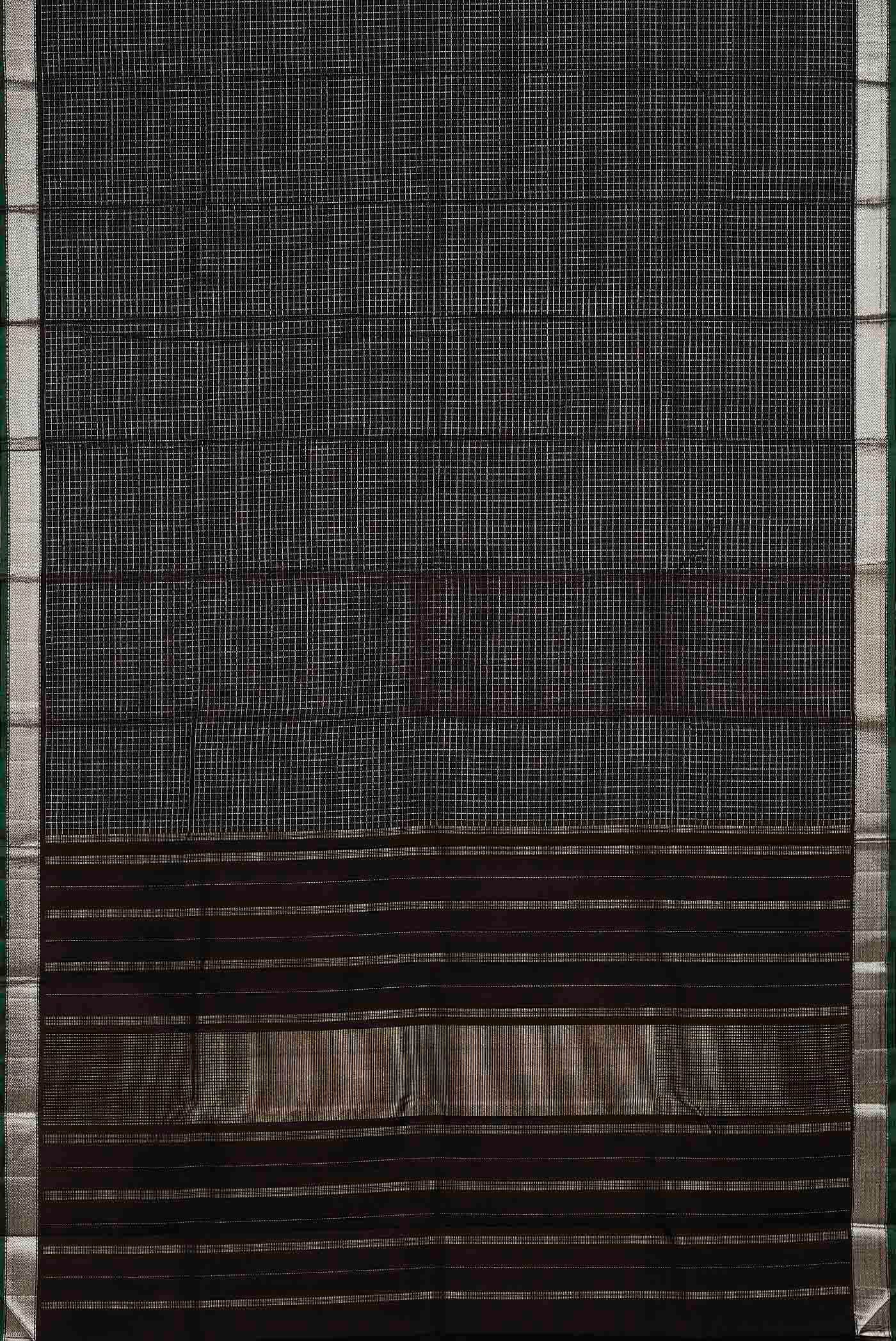 Black Kanchipuram Silk Saree