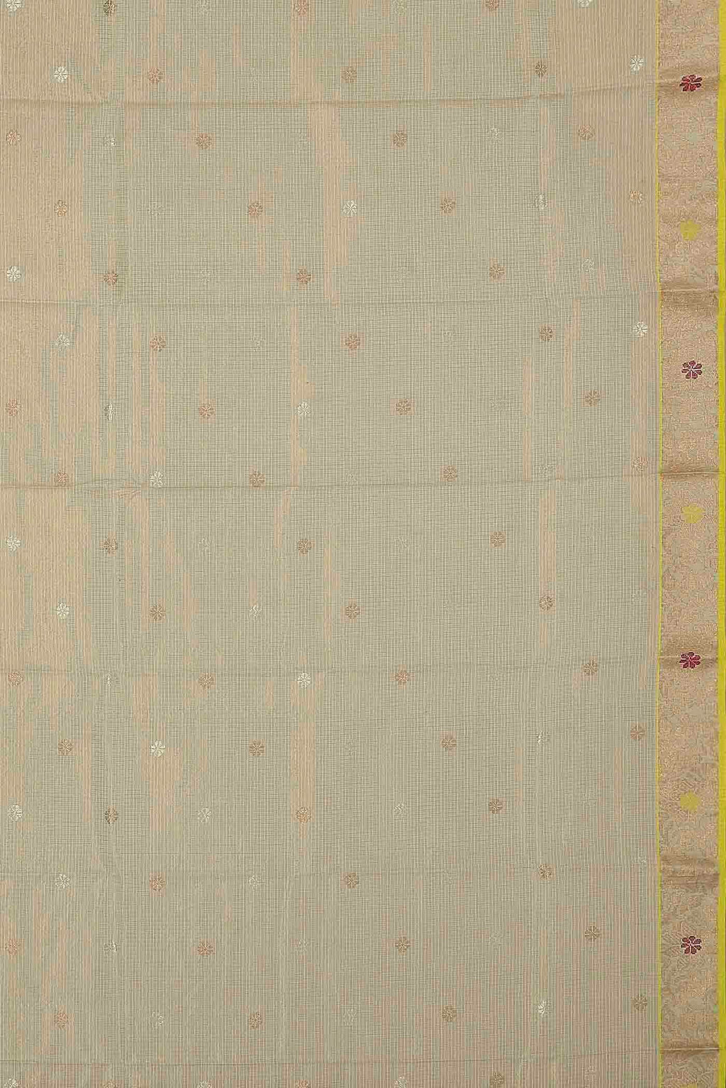 Beige Kota Silk Saree