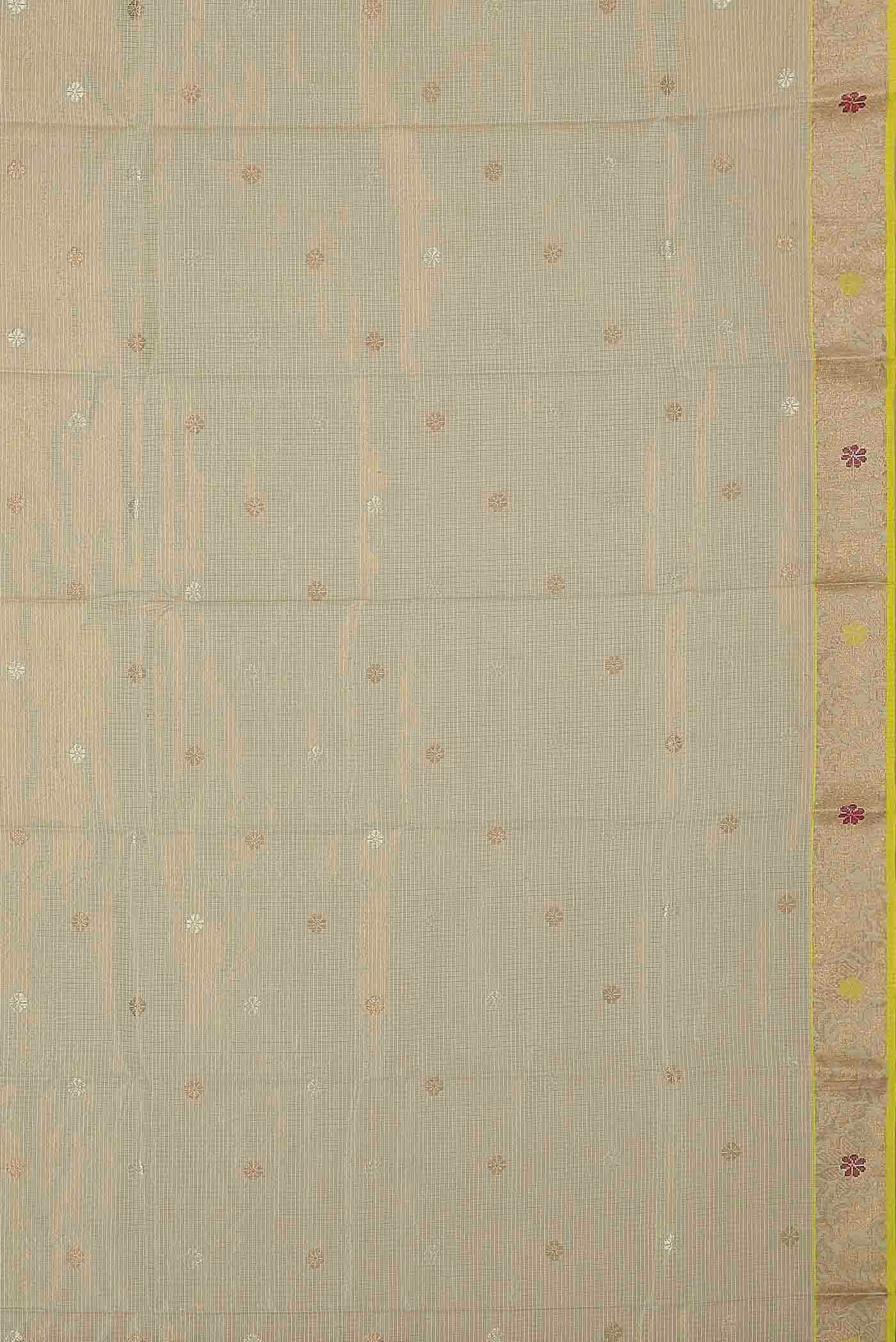 Beige Kota Silk Saree