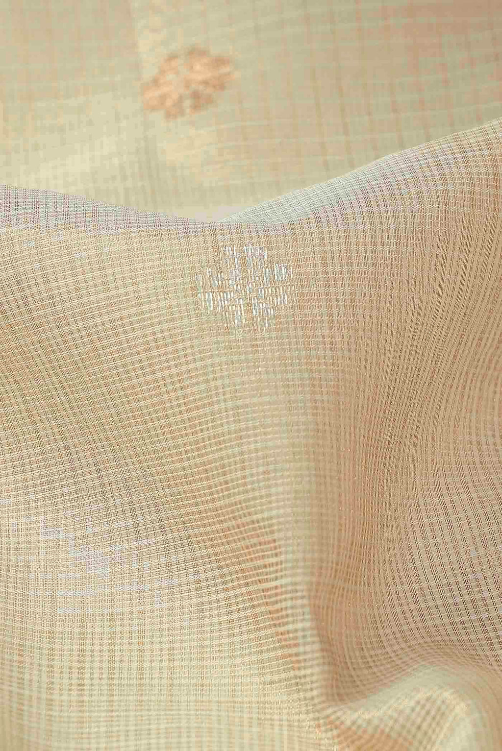 Beige Kota Silk Saree