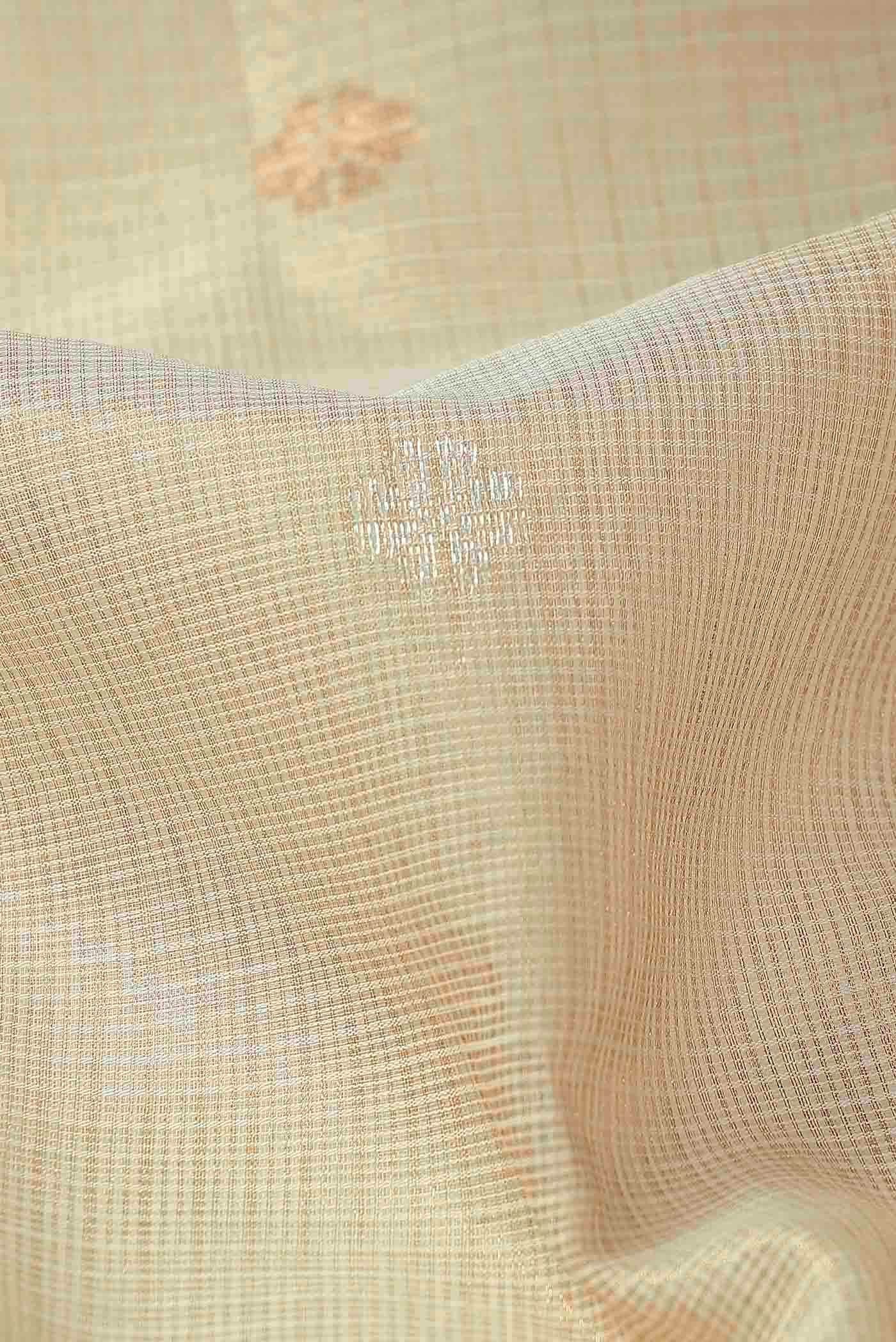 Beige Kota Silk Saree