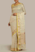 Beige Kota Silk Saree