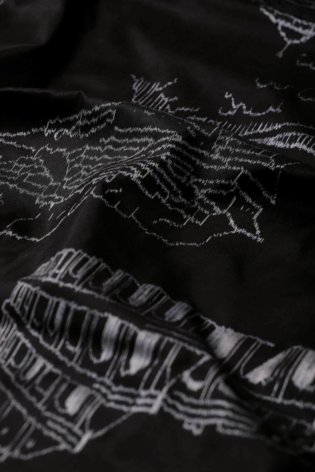 Black Orissa Silk Saree