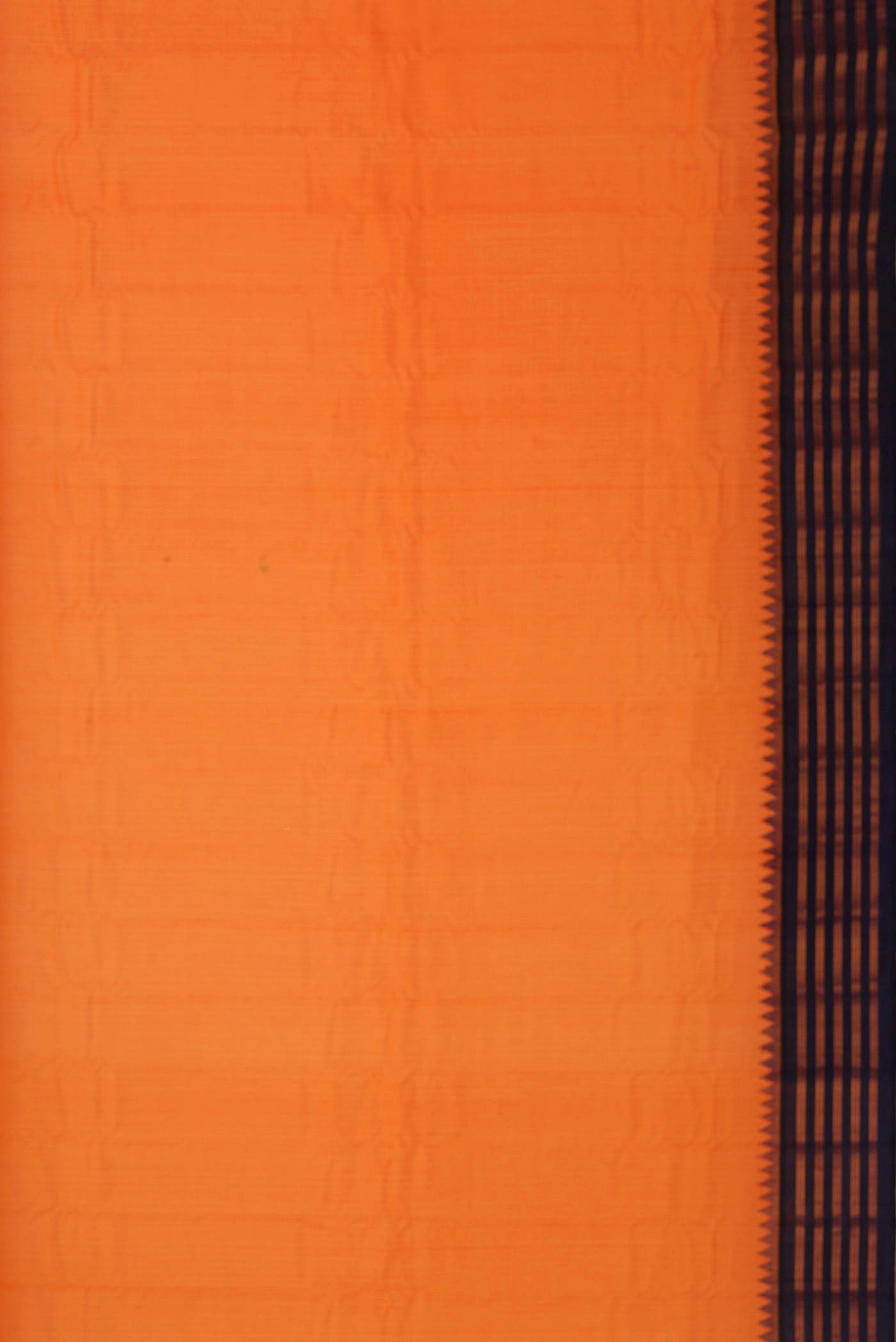 Orange Gadwal cotton Saree