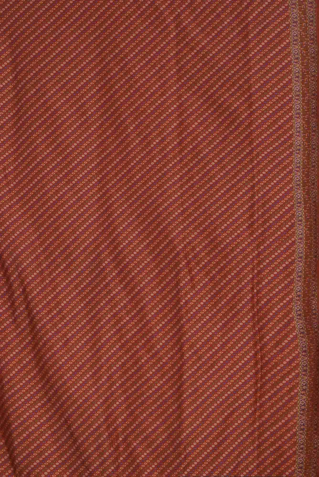 Orange Banarasi Tanchoi Silk Saree