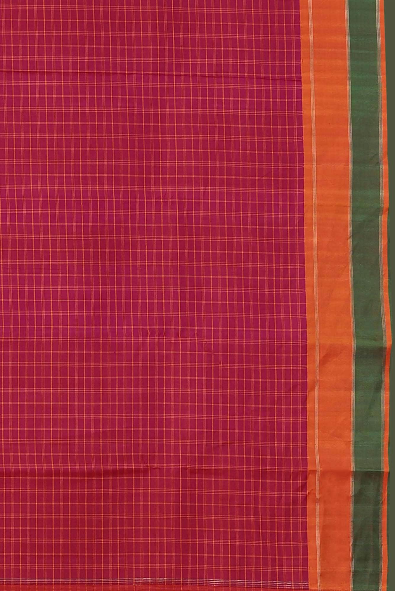 Maroon Kanchipuram Silk Saree