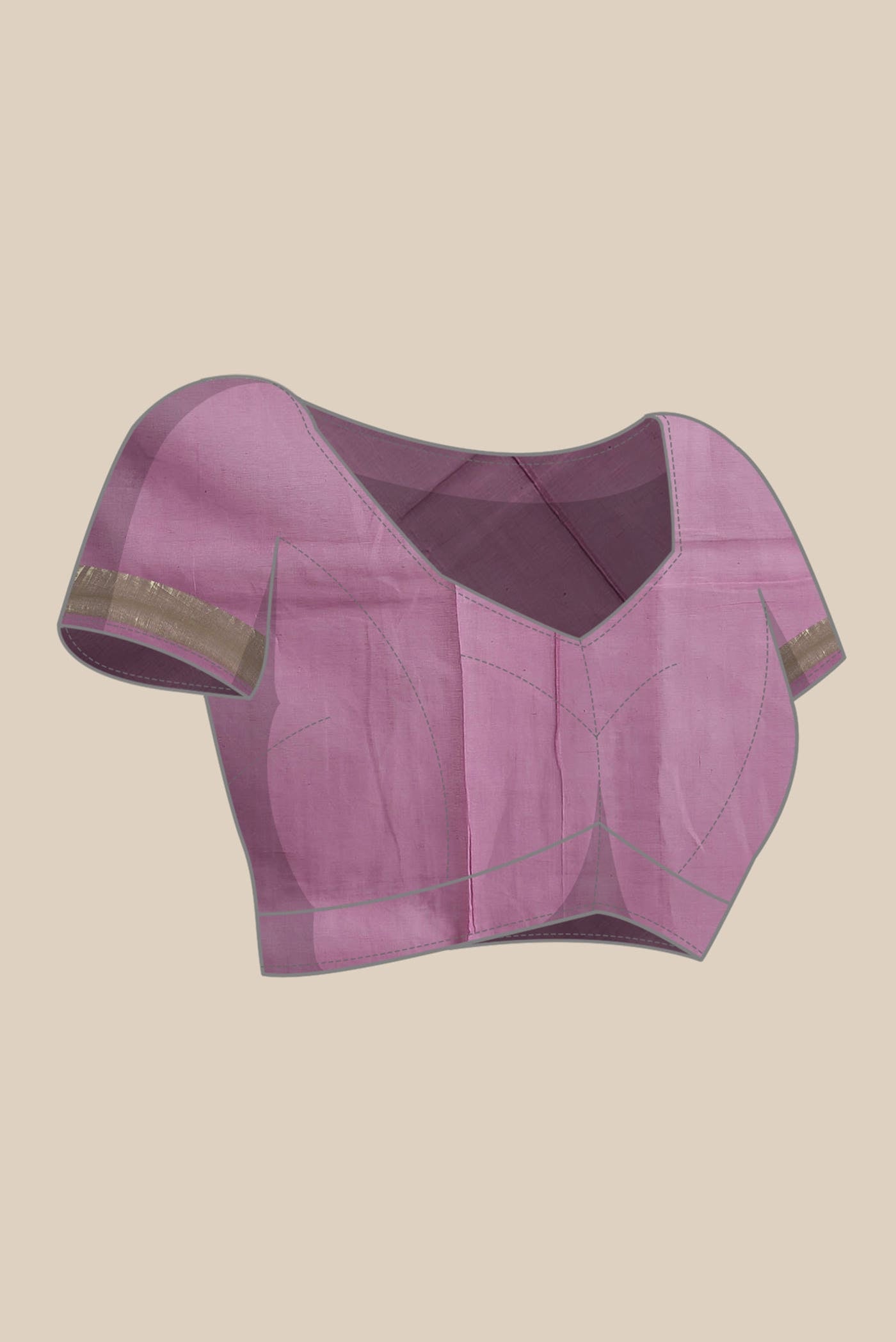 Pink Venkatagiri Cotton Saree