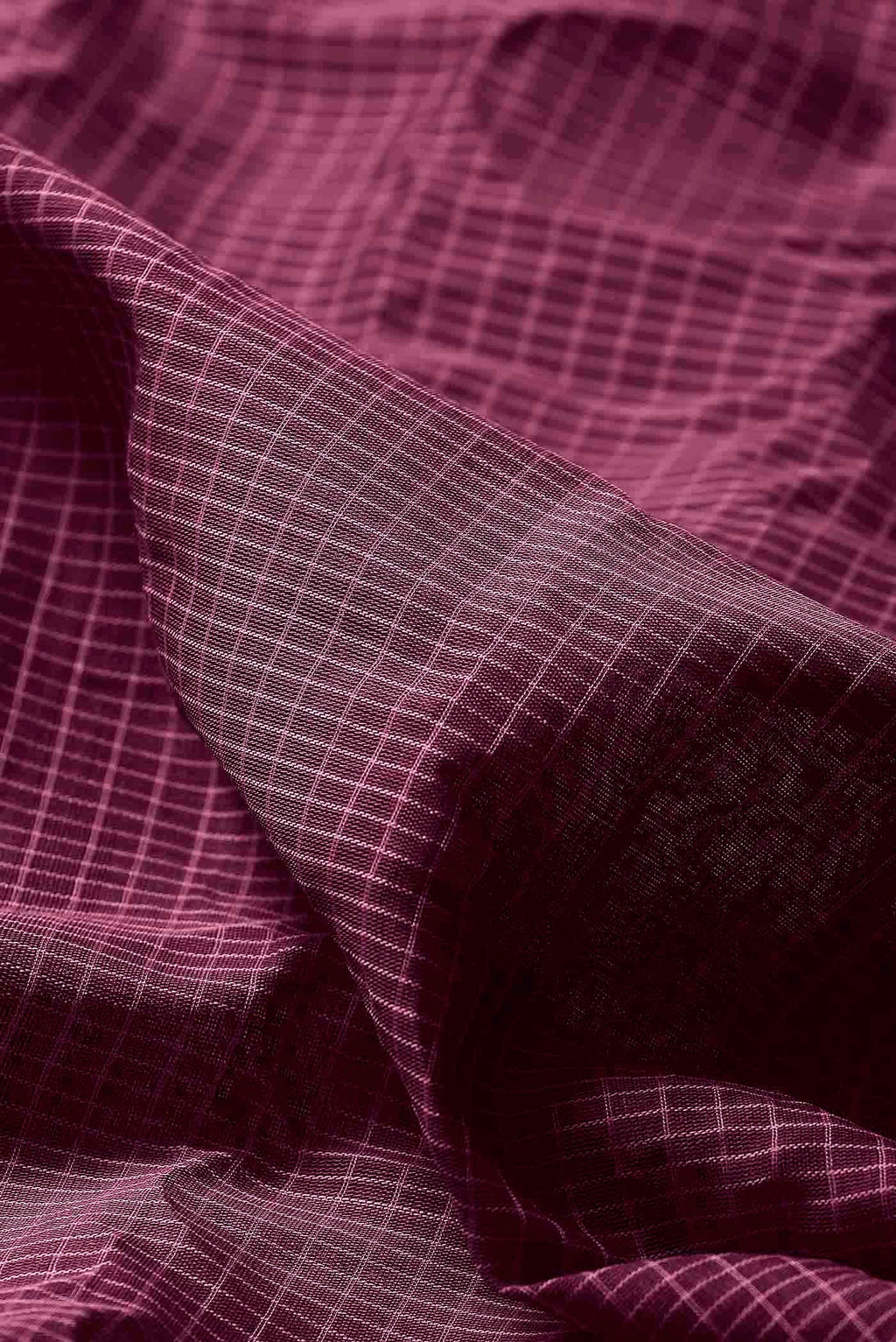 Dark Pink Gadwal cotton Saree