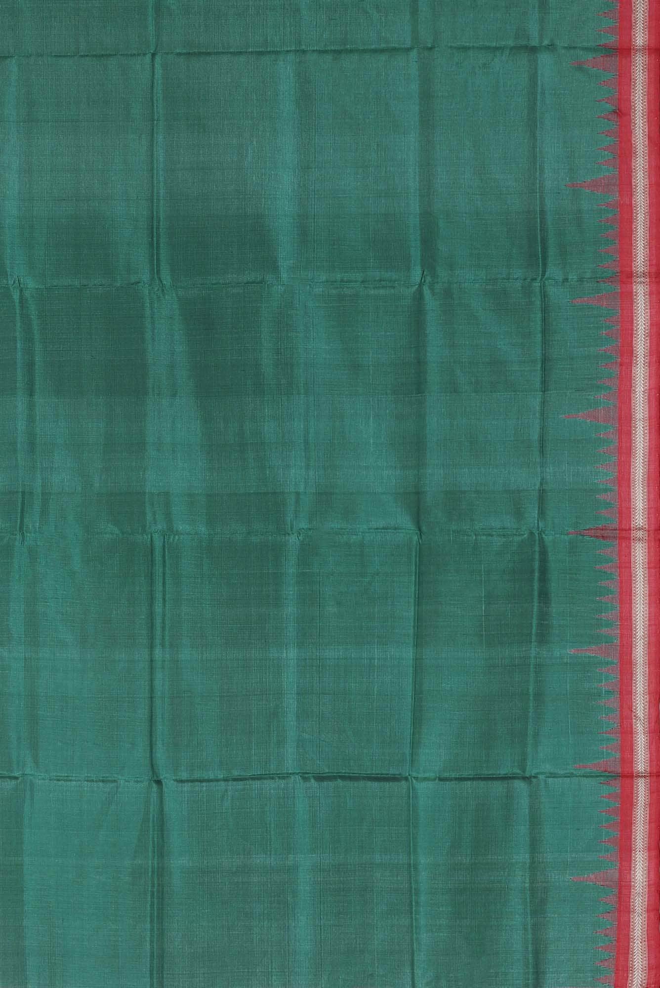 Green Orissa Silk Saree