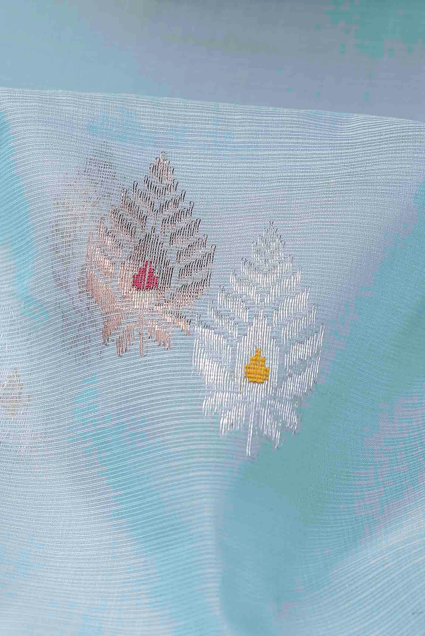 Blue Kota Silk Saree