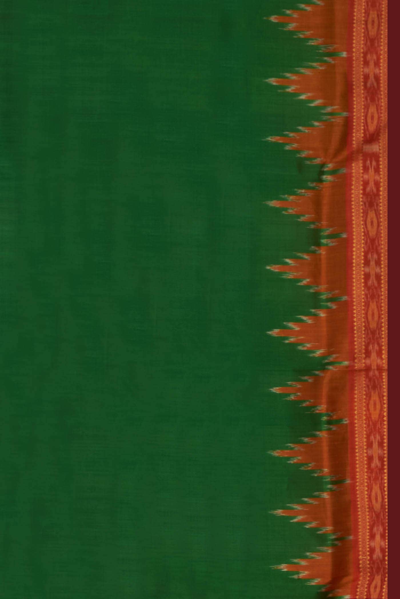 Green Orissa Silk Saree