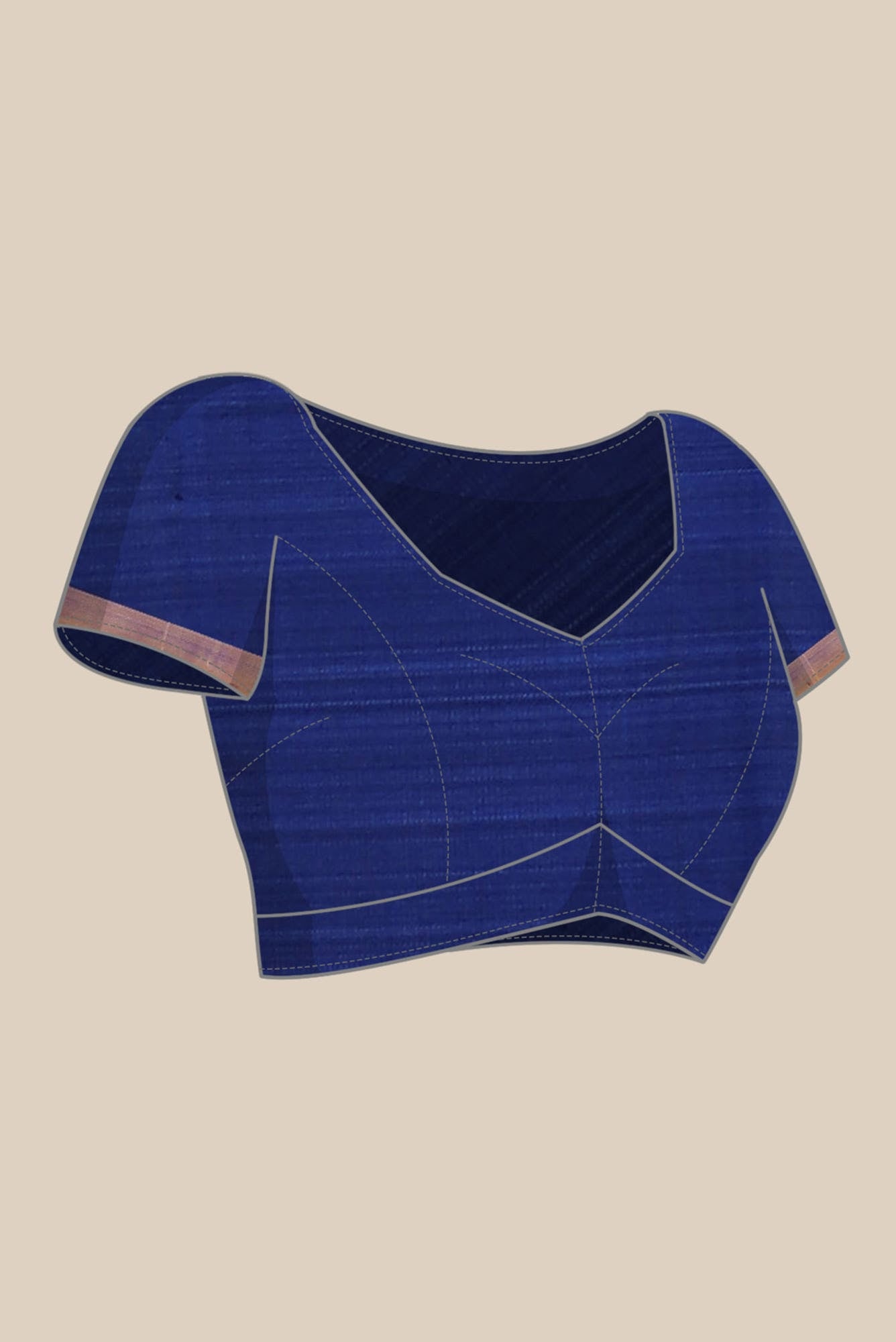 Blue Kanchipuram Silk Saree