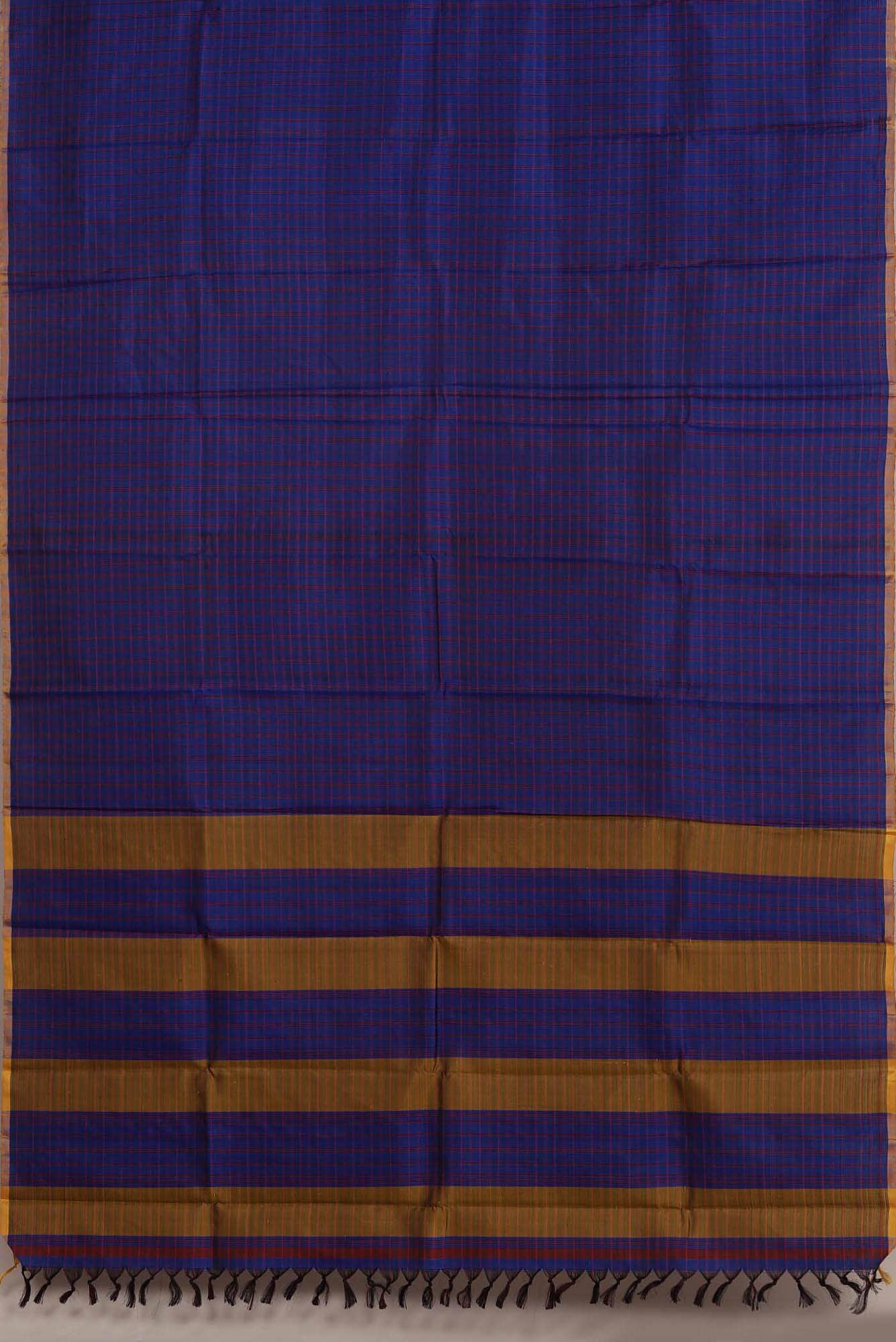 Blue Kanchipuram Silk Saree