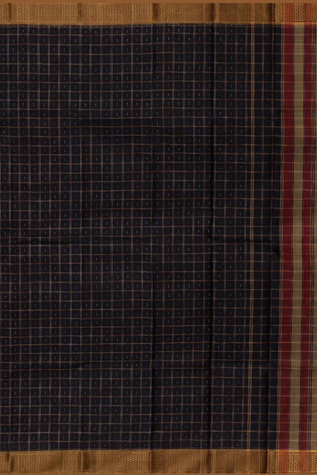 Black Kanchipuram Silk Saree