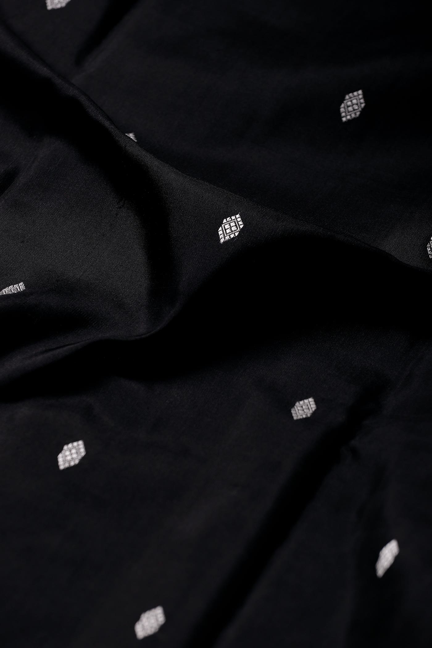 Black Kanchipuram Silk Saree
