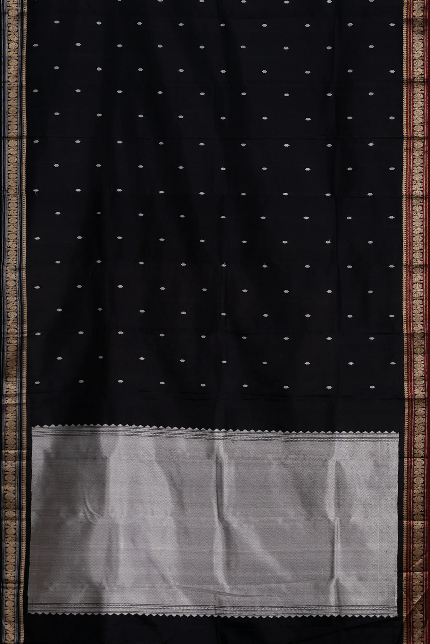 Black Kanchipuram Silk Saree