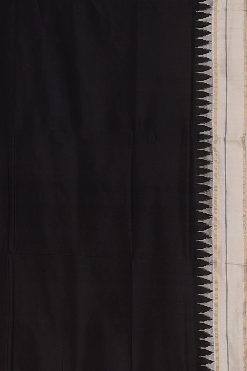 Black Orissa Silk Saree