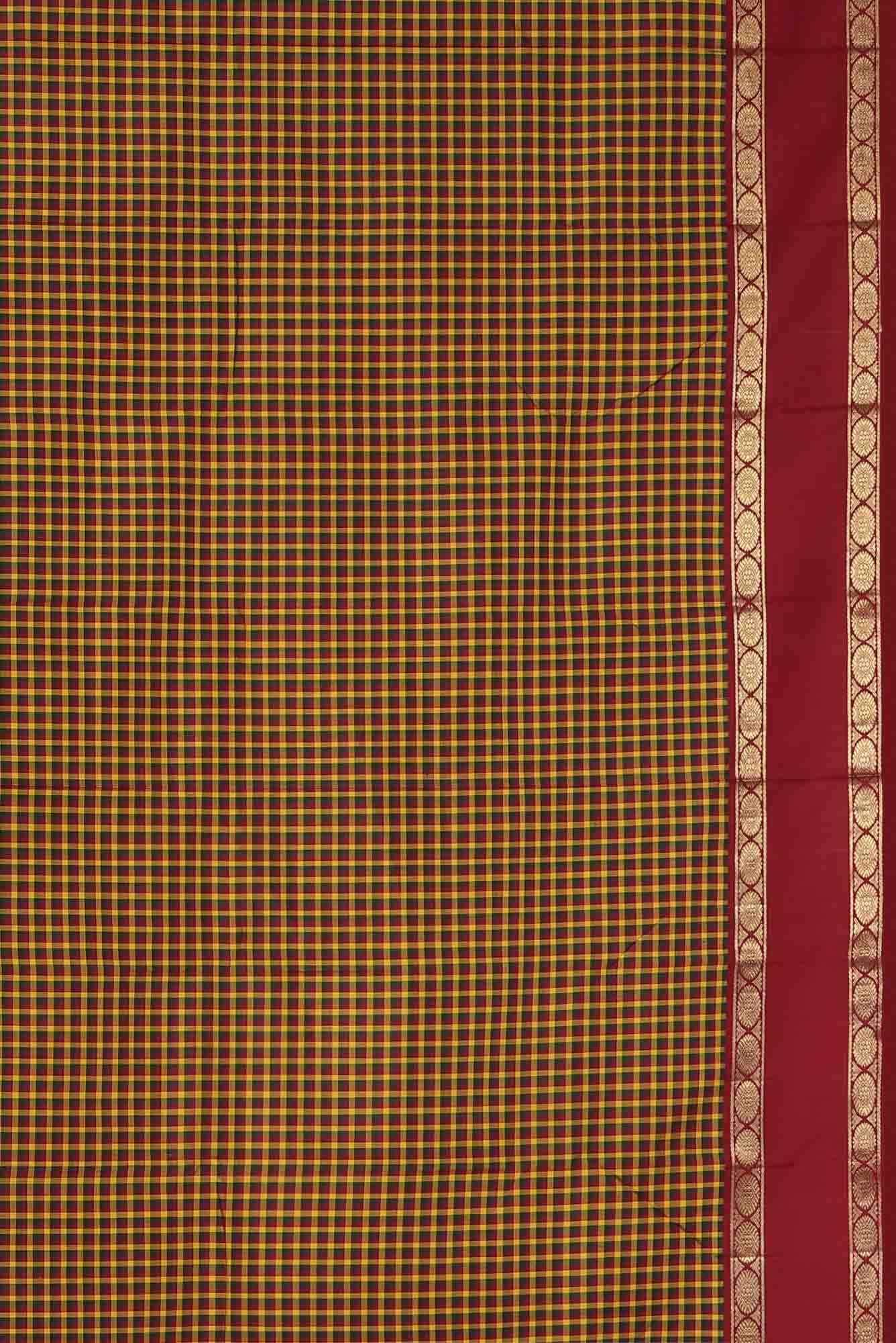 Multi Kanchipuram Silk Saree