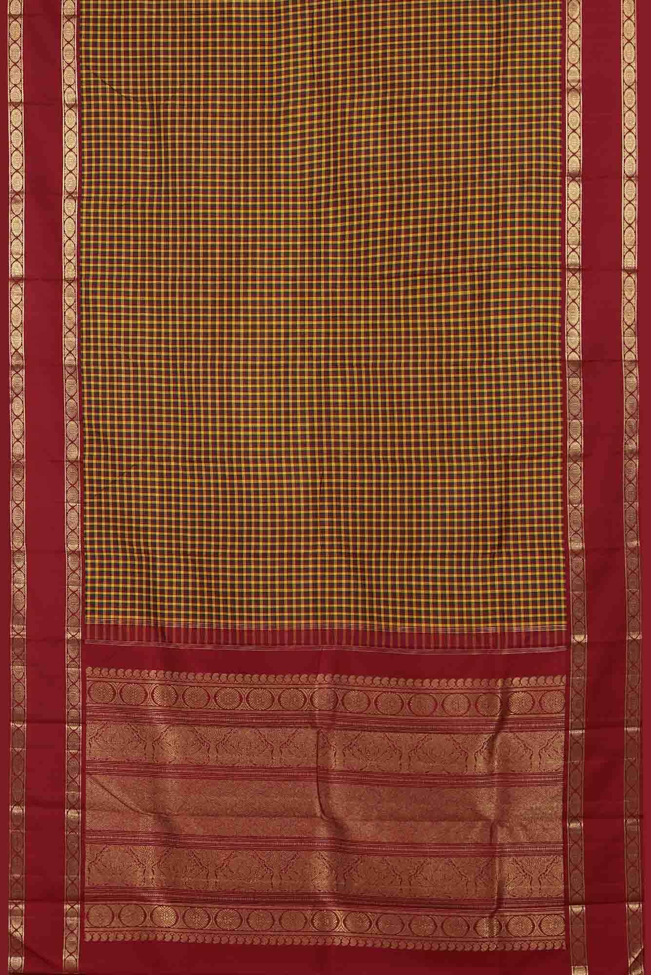Multi Kanchipuram Silk Saree
