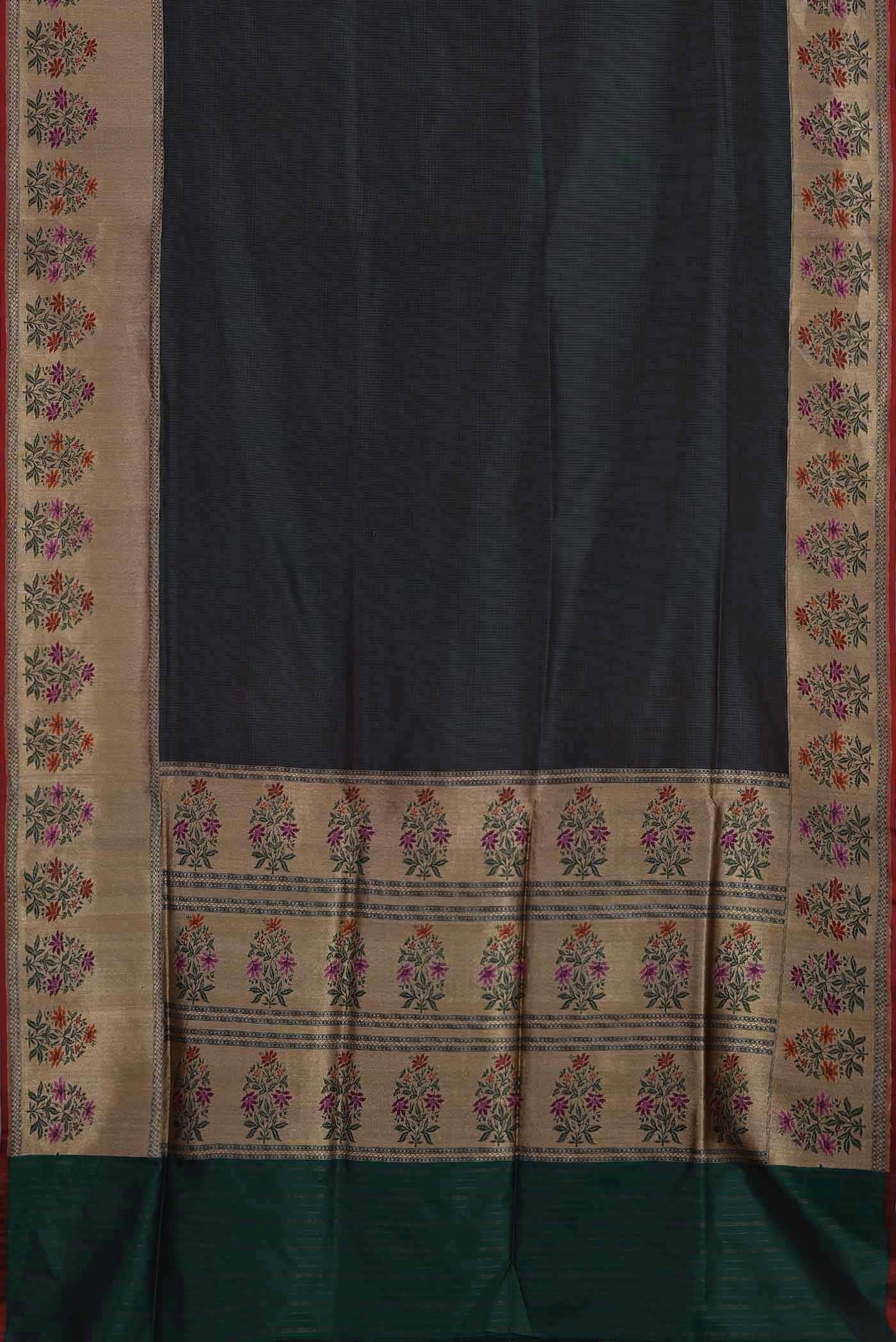 Green Banarasi Silk Saree