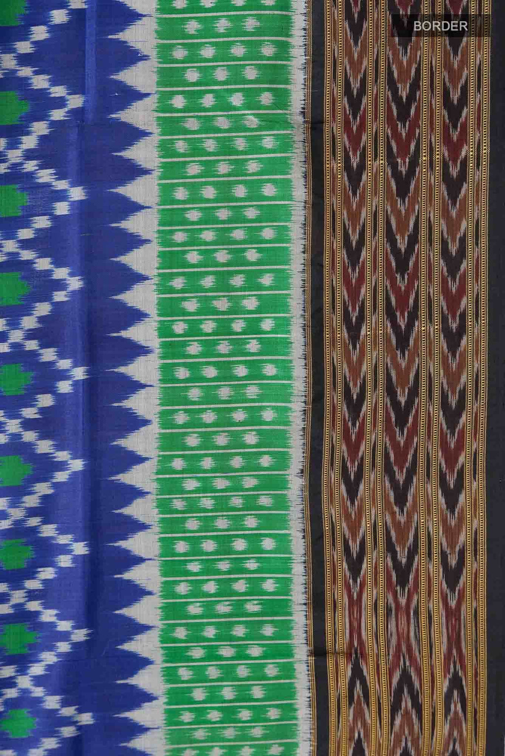 Blue Orissa Silk Saree