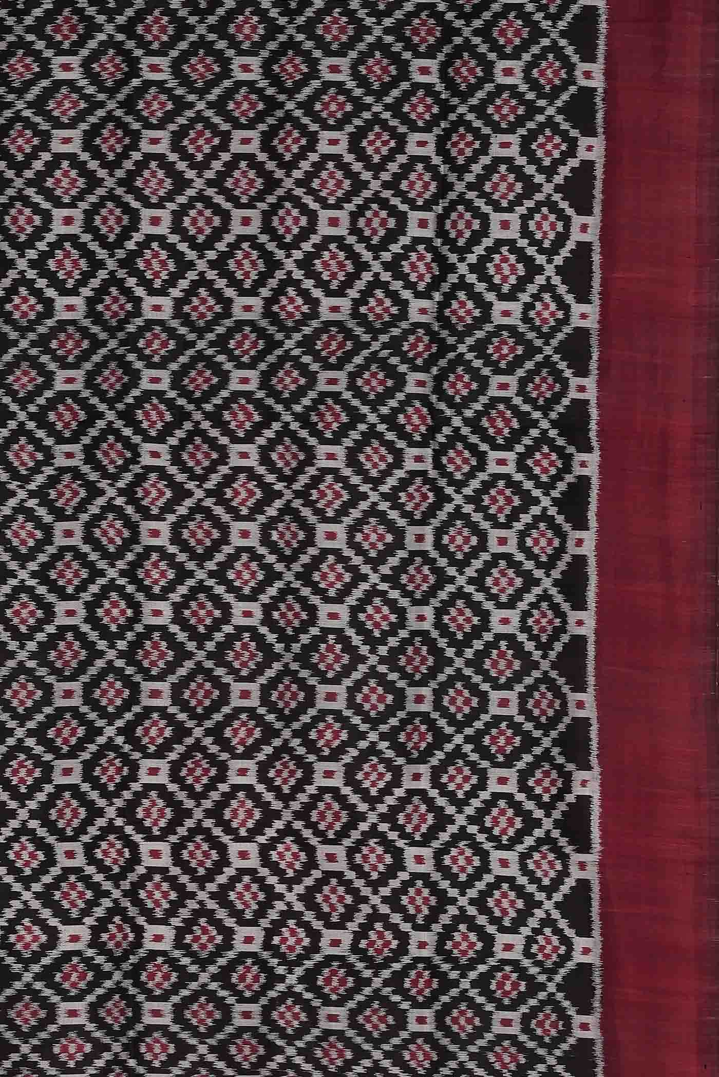 Black Orissa Silk Saree