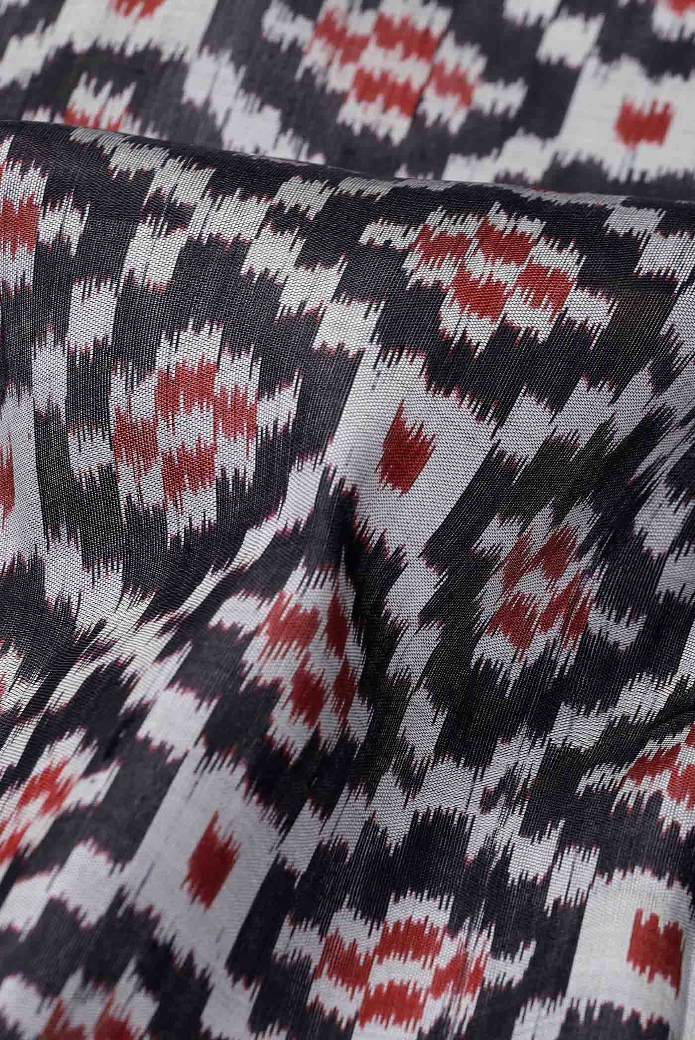 Black Orissa Silk Saree