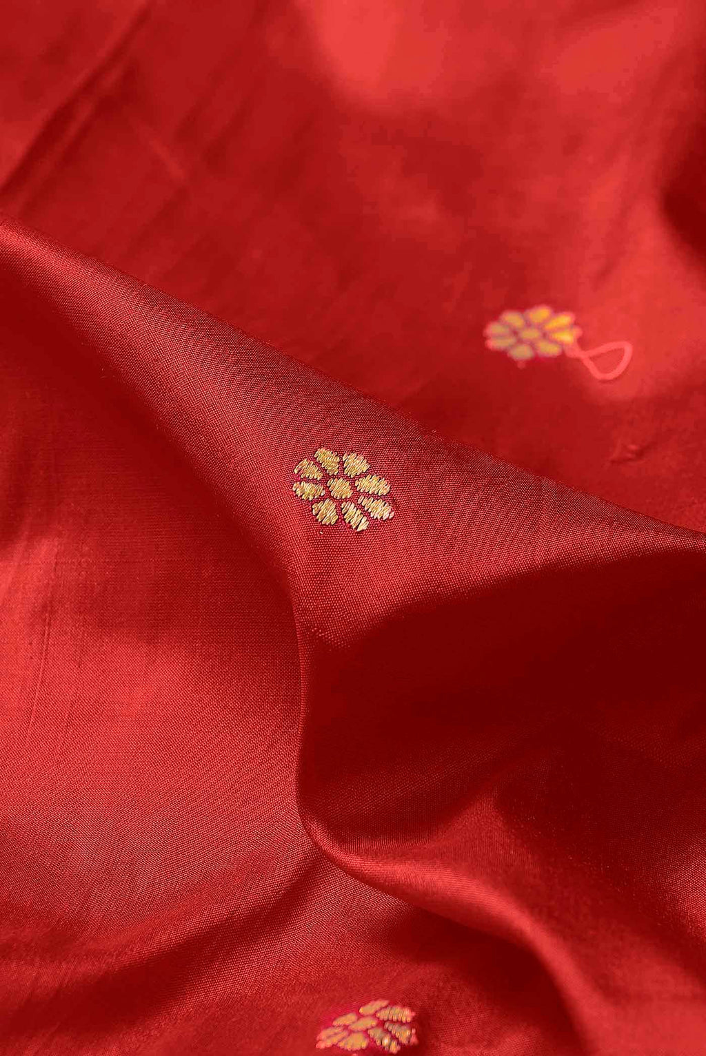 Red Assam Silk Saree