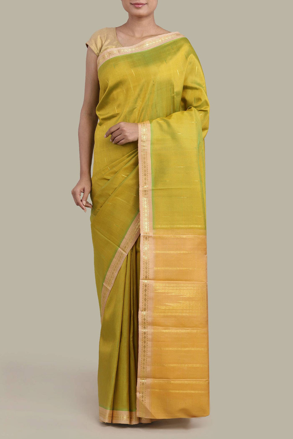Green Kanchipuram Silk Saree
