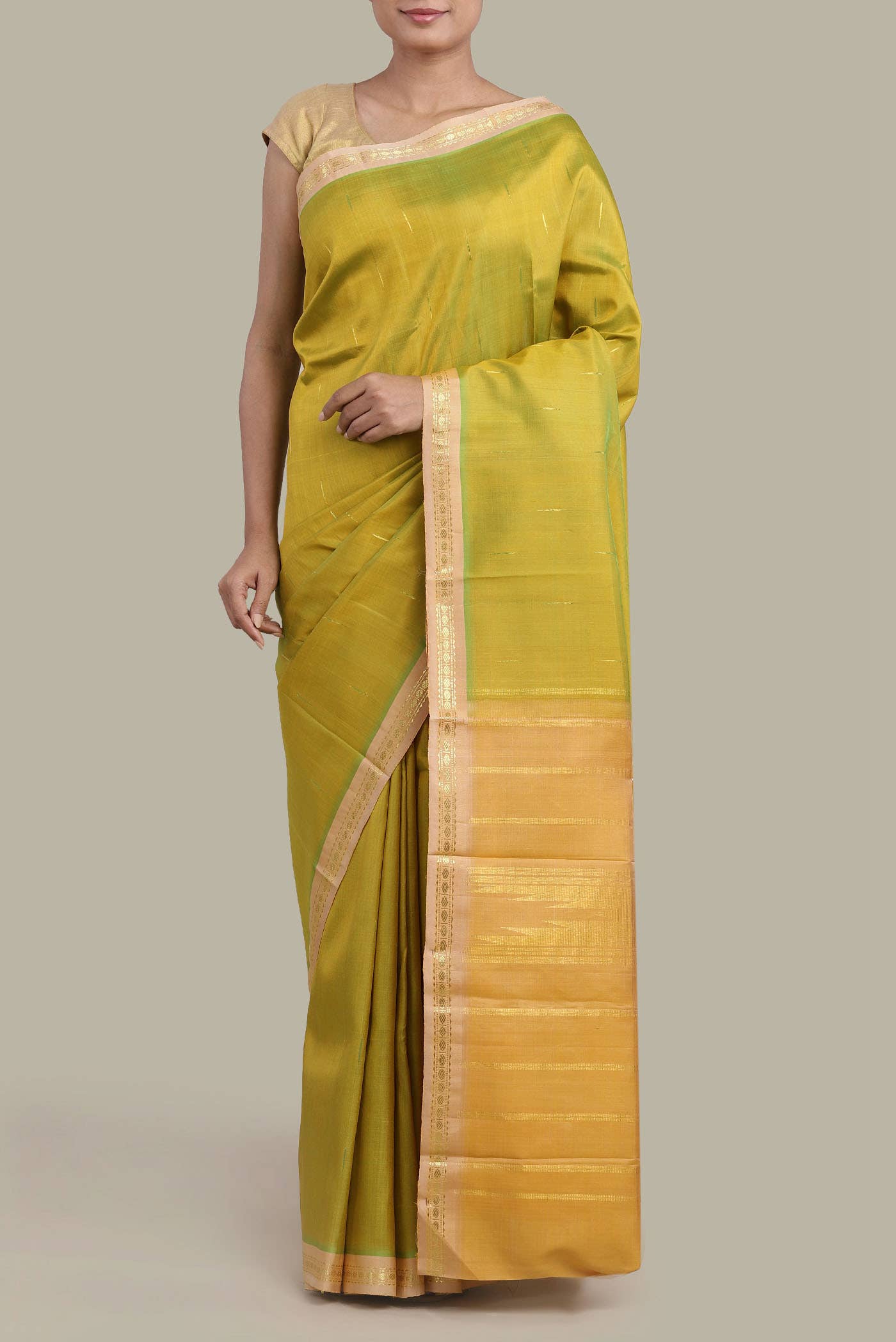 Green Kanchipuram Silk Saree
