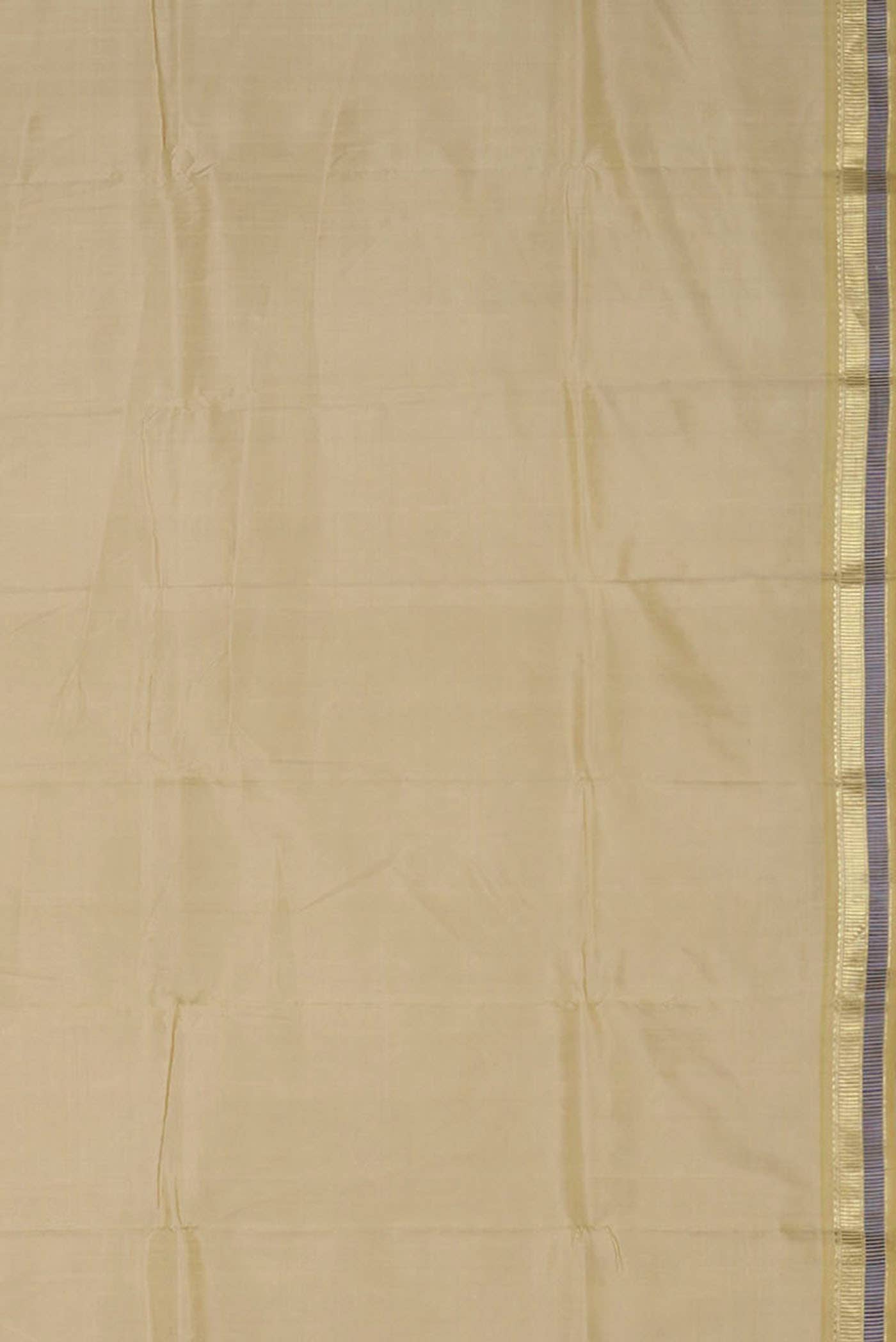 Sandal Kanchipuram Silk Saree