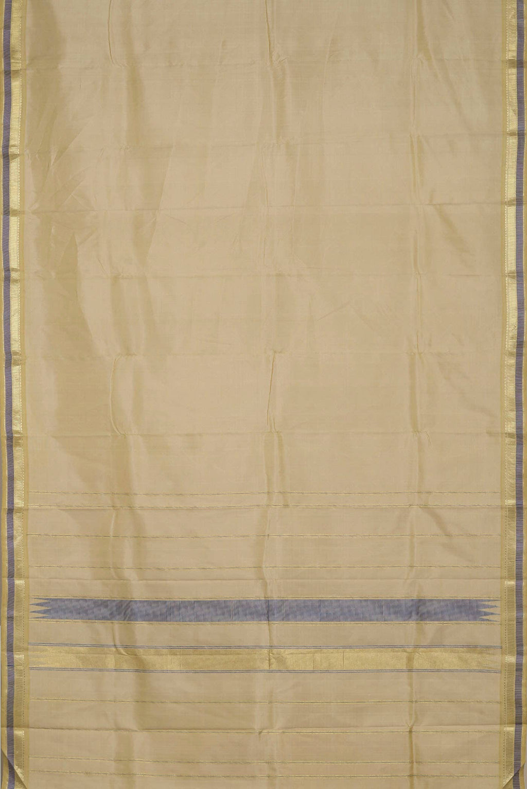 Sandal Kanchipuram Silk Saree