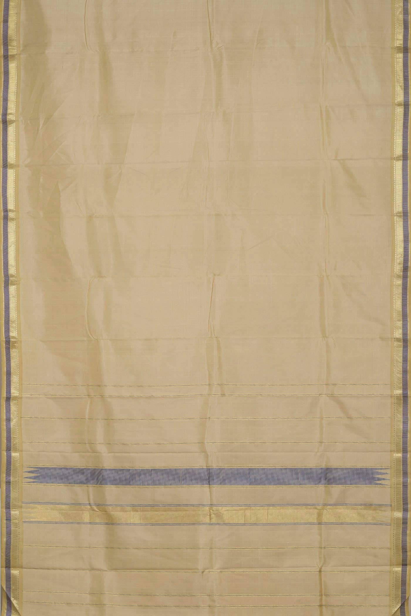 Sandal Kanchipuram Silk Saree