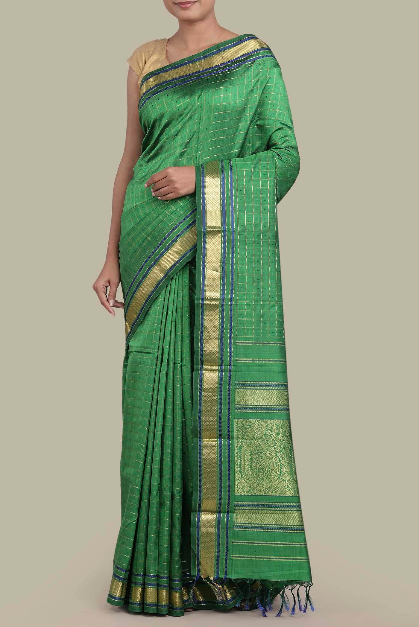 Green Kanchipuram Silk Saree